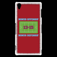 Coque Sony Xperia Z3 Bonus Offensif-Défensif Rouge
