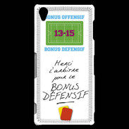 Coque Sony Xperia Z3 Merci l'arbitre Bonus offensif-défensif Blanc