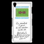 Coque Sony Xperia Z3 1 point bonus offensif-défensif Blanc