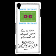 Coque Sony Xperia Z3 Obtenir le Bonus offensif-défensif Blanc