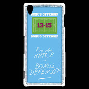 Coque Sony Xperia Z3 Fin de match Bonus offensif-défensif Bleu