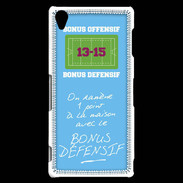 Coque Sony Xperia Z3 1 point bonus offensif-défensif Bleu