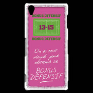 Coque Sony Xperia Z3 Obtenir le Bonus offensif-défensif Rose