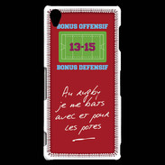 Coque Sony Xperia Z3 Les potes Bonus offensif-défensif Rouge