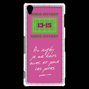 Coque Sony Xperia Z3 Les potes Bonus offensif-défensif Rose