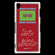 Coque Sony Xperia Z3 Fin de match Bonus offensif-défensif Rouge