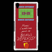 Coque Sony Xperia Z3 Merci l'arbitre Bonus offensif-défensif Rouge