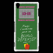 Coque Sony Xperia Z3 Merci l'arbitre Bonus offensif-défensif Vert