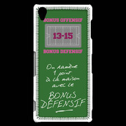 Coque Sony Xperia Z3 1 point bonus offensif-défensif Vert