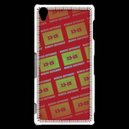 Coque Sony Xperia Z3 Dégradé Bonus Offensif-défensif Rouge