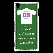 Coque Sony Xperia Z3 Demi de mêlée Bonus offensif-défensif Vert