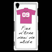 Coque Sony Xperia Z3 Demi de mêlée Bonus offensif-défensif Blanc