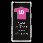 Coque Sony Xperia Z3 Demi d'ouverture Bonus offensif-défensif Noir