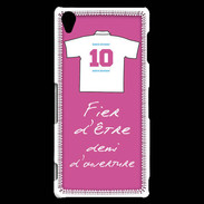 Coque Sony Xperia Z3 Demi d'ouverture Bonus offensif-défensif Rose