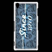 Coque Sony Xperia Z3 Since crane bleu 1970