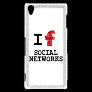 Coque Sony Xperia Z3 I love Social Net