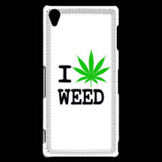 Coque Sony Xperia Z3 I love Weed