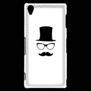 Coque Sony Xperia Z3 chapeau moustache