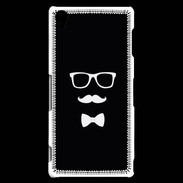 Coque Sony Xperia Z3 moustache & noeud 1