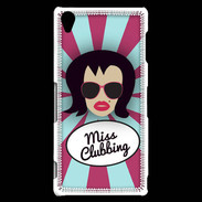 Coque Sony Xperia Z3 Miss Clubbing Brune
