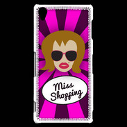 Coque Sony Xperia Z3 Miss Shopping Rousse