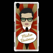 Coque Sony Xperia Z3 Mister Business Brun