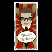 Coque Sony Xperia Z3 Mister Business Chatain