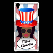 Coque Sony Xperia Z3 Miss USA Black