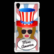 Coque Sony Xperia Z3 Miss USA Rousse