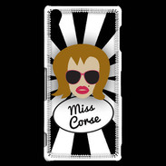 Coque Sony Xperia Z3 Miss Corse Rousse