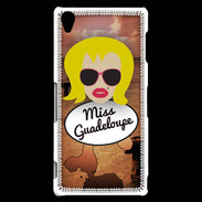 Coque Sony Xperia Z3 Miss Guadeloupe Blonde