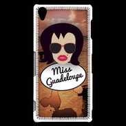 Coque Sony Xperia Z3 Miss Guadeloupe Brune