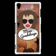 Coque Sony Xperia Z3 Miss Guadeloupe Chatain