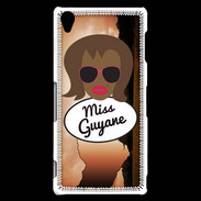 Coque Sony Xperia Z3 Miss Guyane Black