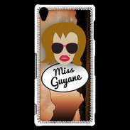 Coque Sony Xperia Z3 Miss Guyane Rousse