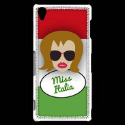 Coque Sony Xperia Z3 Miss Italie Rousse