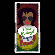 Coque Sony Xperia Z3 Miss Portugal Black