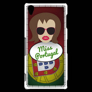 Coque Sony Xperia Z3 Miss Portugal Chatain