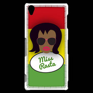 Coque Sony Xperia Z3 Miss Rasta Black