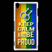Coque Sony Xperia Z3 Keep Calm and Be Proud mens Gay