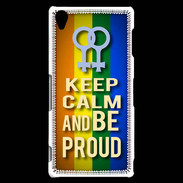 Coque Sony Xperia Z3 Keep Calm and Be proud Women Gay