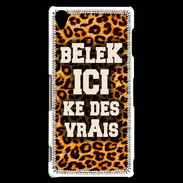 Coque Sony Xperia Z3 Belek Ici Léopard