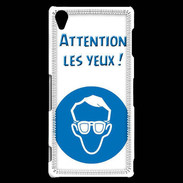 Coque Sony Xperia Z3 Attention les yeux PR