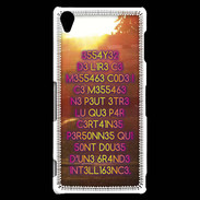 Coque Sony Xperia Z3 Message codé ZG