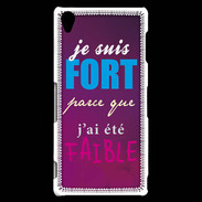 Coque Sony Xperia Z3 Fort et faible ZG