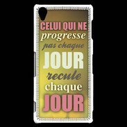 Coque Sony Xperia Z3 Progresse de jour en jour ZG