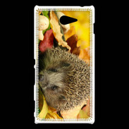 Coque Sony Xperia M2 Automne et Hérisson