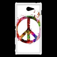 Coque Sony Xperia M2 Symbole de la paix 5