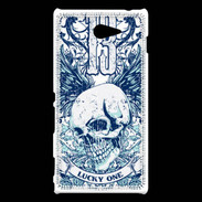 Coque Sony Xperia M2 Tête de mort Lucky One 13