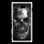 Coque Sony Xperia M2 Tête de mort en métal